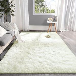 TEMU 1개, 스타일리시한 직사각형 베이지 롱파일 카펫, 북유럽 스타일 미세 털 카펫 - 거실, 다다미 매트, 베이 윈도우 러그에 적합, 분위기 업그레이드, 크리스마스 장식용 카펫, 플러시 미세털 카펫, 스펀지 백킹으로 두께감 강화, 튼튼하고 내구성 있는