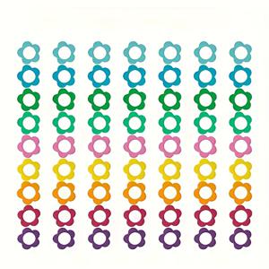 TEMU 메탈 링 스티치 마커 뜨개질용 스티치 마커 세트, 자기 픽업 금속 뜨개질용 스티치 마커, 코바늘 뜨개질 수선용 마커 액세서리