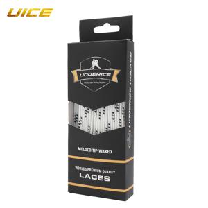 TEMU 아이스 하키 스케이트 끈 84-120인치 | 박스 포장 이중 레이어 브레이드 강화 신발 끈 | 범용 | 레드 색상으로 제공 | 브랜드: Under Ice