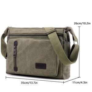 TEMU 남성용 새로운 패션 크로스백 숄더백 - 트림 포함 왁스 캔버스 - 캐주얼 아웃도어 여행 가방 - 남성용 - 일상용, 여행 및 하이킹에 적합 - 아빠와 모험가를 위한 훌륭한 선물