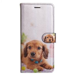 TEMU Little Dog 자석 플립 지갑 케이스, Iphone 5/6/6S/7/8/X/XS/XR/SE2 2020/SE3 2022/11/12/13/ Mini Plus Pro MAX용 D 홀더 스탠드