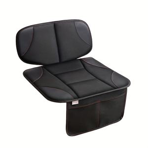 TEMU 1개입 고강도 차량용 시트 보호 커버, 미끄럼 방지 디자인 & 두꺼운 패딩 - 고강도 600D 원단, 수납 포켓 2개, 대부분의 차량에 적합, 사계절 내내 편안함, 휴대용 & 경량 - 블랙, 차량 내부 업그레이드, 스타일리시한 차량 액세서리, 허리쿠션, 자동차 목쿠션, 통풍시트, 차량용 방석, 차량 방석, 차량용 쿠션, 시트 커버, 차량 쿠션