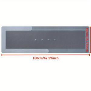 TEMU 1개 초흡수성 규조토 주방 매트, 3.7mm 두께, 뛰어난 미끄럼 방지 및 스크래치 방지 표면, 간편한 청소 및 닦기, 편안한 스탠딩 매트, 주방, 욕실, 현관에 적합 - 블랙, 다양한 크기 제공