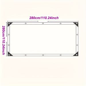 TEMU 원피스 야외 캠핑 피크닉 방습 매트 - 텐트 전용 시트 - 휴대용 및 접이식 매트, 방습, 세척 용이, 내구성 - 캠핑 및 야외 활동에 적합한 완벽한 선택!