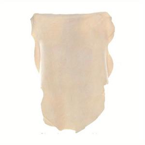 TEMU 자동차 청소용 샤모이 천 1개 - 부드럽고 흡수력 있으며 린트가 없는 타월 - 가구, 전자제품, 유리 및 보석을 위한 자연스러운 진짜 가죽 세탁 천 - 줄무늬 없이 결과를 위한 대체할 수 없는 모세혈관, 가구 관리 천 | 다용도 청소 천 | 자연적인 가죽 질감