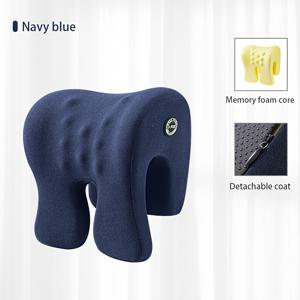 TEMU 1 다기능 낮잠 베개, 책상용 수면 베개, 의자 쿠션 베개, 사무용 의자 헤드레스트, 폴리우레탄 충전재, 에르곤, 세탁 가능한 베개커버, 편안하고 부드러운