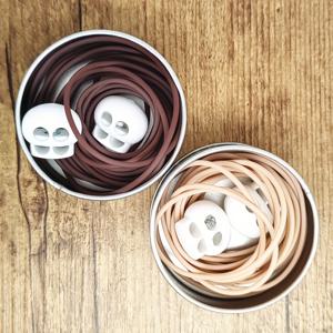 TEMU 2박스, 고정 로프 및 바느질 바늘 스토퍼 세트 | 바늘 홀더 | 속이 빈 로프 | 뜨개질 부대 2mm 속이 빈 튜브 고무 로프, 실 보관