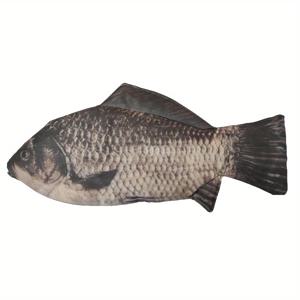 TEMU 1개 가정용 시뮬레이션 붕어 연필꽂이, 문구류 보관백, 데스크탑 정리함, 학생용 연필홀더, 휴대용 카툰 보관파우치, 보관 및 정리용