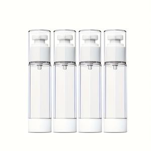 TEMU 4팩 50ml 플라스틱 진공 로션 병, 디스펜서 병, 화장품 디스펜서, 리필 가능한 플라스틱 스퀴즈 병, 누수 방지 뷰티 병, 밀폐 디스펜서, 여행용 사이즈