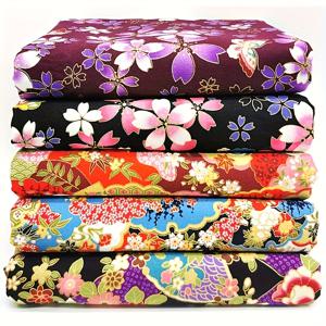 TEMU 일본 스타일 랩핑 천에서 영감을 받은 패치워크 원단 사각형 5개 세트. 퀼팅, 재봉 및 스크랩북 프로젝트에 적합합니다.