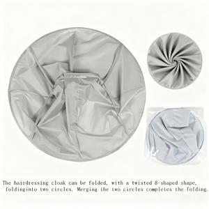 TEMU 조절 가능한 기능이 있는 성인용 헤어 컬렉션 케이프. 논스틱 헤어 품질로 가정용으로 디자인되었습니다. 접이식이며 직경이 크기 때문에 남녀 모두에게 적합하며 연중 사롱 또는 가정에서 사용할 수 있습니다.