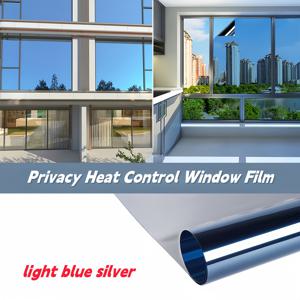TEMU 정밀도 향상을 위한 정전기 부착식 창문 필름 - 햇빛의 열을 차단하고 보호 기능을 제공하며 단방향 거울 효과가 있으며 높은 선명도 태양광 옵션을 제공 (60X200/300/500Cm 사이즈로 제공)