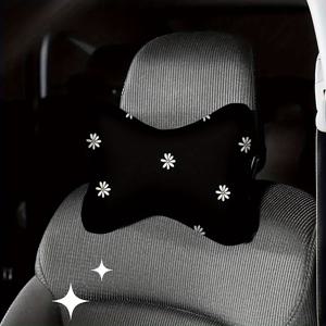 TEMU 다이즈리 패턴 자동차 헤드레스트, 목 및 허리 지지용 3-in-1 베개, 사계절용 부드럽고 푹신함, 장거리 여행 및 일상적인 통근에 적합, 및 어버이날 선물로 이상적