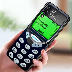 TEMU 휴대폰 케이스 - 삼성 갤럭시 Z 플립 시리즈용 스타일리시 보호 케이스, Z 플립 7, Z 플립 5G 및 이전 버전 모델과 호환