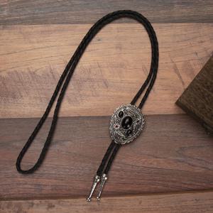 TEMU 1개입 스타일리시하고 독특한 볼로 타이, 터키석 합금, 남녀 모두에게 적합한 창의적인 넥타이, 일상복으로 조절 가능.