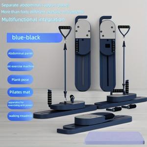 TEMU 10-in-1 올인원 다기능 스키 머신 & 보드 - 강력한 PP 바디 코어 트레이너, 조절 가능한 저항, 튼튼한 베이스 & 비전기식 디자인, 배터리 없음, 다리, 허리, 가슴, 팔용 홈 짐 장비 - 초보자에게 적합, 허리운동기구, 하체운동기구, 다리운동기구, 골반운동기구, 운동기구, 허벅지운동기구, 홈트레이닝운동기구