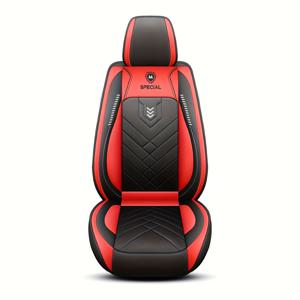 TEMU 차량용 풀 커버리지 시트 커버, 앞좌석 및 운전자에게 적합 - 내구성이 좋고 편안하며 스타일리시한 인조 가죽 트럭 앞좌석 세트, 세단 및 SUV와 호환 가능 (단품)