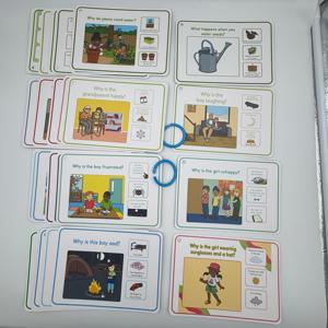 TEMU 120 부모 영어 Q&A 카드 - 대형, 내구성 있는, 언어 발달 및 일상 놀이용 컬러풀 카드, 60개의 긍정적 및 음의 문구, 교사 및 부모님을 위한 이상적인 제품, 어린 시절 학습 교실 용품, 부모 상호작용 | 컬러풀 카드 | 내구성 있는 카드, 학교 용품, 교사