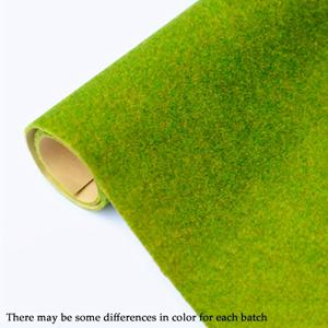 TEMU 인조 잔디 매트, 공예 재료, 15.7 X 39인치, 나일론 재질, 생생한 녹색, 모형 기차 장면, 인형의 집 및 건축 모델에 적합, 모형 기차 추가 장식 | 유연한 재료