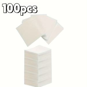 TEMU 100개, 수족관 색상 흡수 시트, 노란색 및 녹색 물때 제거용 특수 소재, 수족관 필터 천, 물고기 배설물 제거, 정수지 종이