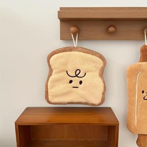 TEMU 걸이형 두꺼운 초흡수성 귀여운 만화 손끝 타월 산호초 소형 세수 타월, 주방 및 욕실용