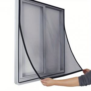 TEMU 가정용 심플 모기장, 간편한 설치 및 무타공 침실 욕실 거실용 모기망