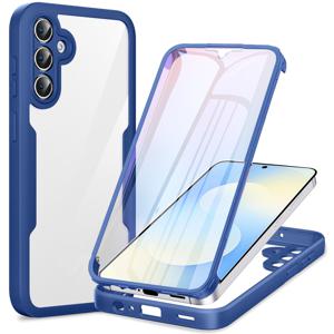 TEMU 갤럭시 S25 FE 5G 전용 케이스: 충격 방지 360도 보호 스크린 보호 폰 커버 펀다 쉘 폰 케이스