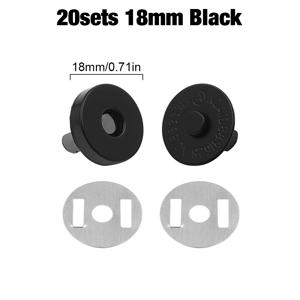 TEMU 16/20쌍 두꺼운 자석 클립 14/18mm 자석 스냅 버튼 금속 버클, 바느질 없이 가방 홈 데코 지갑 핸드백 의류 가죽 제품 수공예용 액세서리