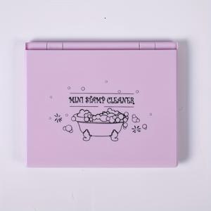 TEMU 고무 도장 세척함, 도장심 클리닝 케이스, 도장심 세척 도구, 도장용 고무도장 잉크 제거 및 세척용 브러쉬통