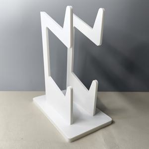 TEMU PS5, Xbox One, Switch Pro 데스크탑/TV 스탠드에 적합한 이중 레이어 3D 프린팅 화이트/블랙/레드 무선 게임 컨트롤러 추가, PC 호환, 도구 없이 한 손으로 작동하는 게임 컨트롤러 스탠드 추가, 랙형 범용 보관