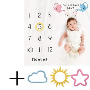 TEMU 사진용 DIY 장식 액세서리 3종과 사진 배경용 배경 천, 귀여운 만화 물병 장식 사진 배경 100cm*100cm, 폴리에스터 소재, 접이식으로 편리함, 남녀공용 사진 촬영 및 기념 배경용, 조명 스튜디오 사진 배경막