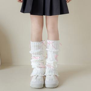 TEMU 핑크 리본 Y2K 양말 슬리브 1쌍 | 부드러운 신축성 袖口， 질감 | 코스프레 및 테마 이벤트용 | 겨울 보온, 손세탁 가능, 테마 이벤트 액세서리 | Y2K 패션 | 부드러운 신축성 袖口, 귀여운 양말, 십대용, 여성 의류, 여성 액세서리, 명절 선물