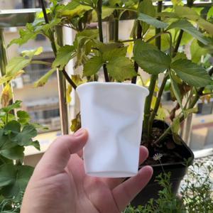 TEMU 3D 프린팅 리얼리스틱 주름지컵 펜홀더 - 주름진 3D 프린팅 종이컵 데스크 정리함, 재미있는 주름 질감 연필 & 마커 보관함, 교실, 사무실 데코, 독특한 선물 아이디어 (리필/어댑터 미포함)