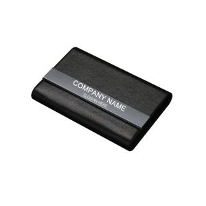 TEMU [맞춤 제작] 명함 홀더 | 무료 맞춤 각인 및 로고 | 초극세사 가죽 | 사무실 및 온라인 사용을 위한 다용도 슬림 지갑 |