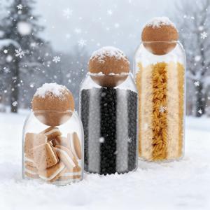 TEMU 3개입 다기능 귀여운 유리병. 이 작은 간식병은 음식을 보관하고, 집을 꾸미고, 동전, 조개껍질을 담거나 미니 수족관, 감사 용기, 사탕병으로 사용할 수 있습니다. 또한 차, 커피콩, 사탕, 시리얼, 콩, 향신료, 쿠키, 견과류 등을 보관하는 데 완벽합니다. 또한 라벤더 건조화초, 장미 봉오dut 등 다양한 드라이 플라워에도 적합합니다