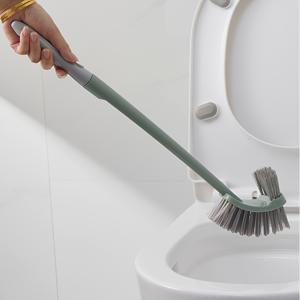 TEMU 1개 장손잡이 헤비듀티 변기솔 - 미끄럼방지 그립, 강력한 솔털, 욕실, 주방, 사무실 깊은 청소에 이상적 - 좁은 공간과 접근하기 어려운 곳을 위한 내구성 있는 파이프솔 - 가정 및 상업용, 인체공학적 손잡이, 견고한 구조, 청소용품