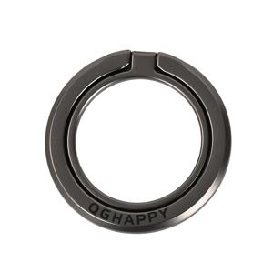 TEMU 무선 충전을 위해 설계된 휴대용 마그네틱 휴대폰 거치대, 아이폰과 호환되는 분리형 그립 스탠드와 접이식 브래킷이 특징입니다.