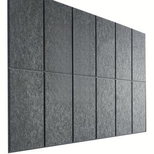 TEMU 12개입 어쿠스틱 벽 패널, 30X15Cm 크기, 모던 디자인의 장식용 방음 패널, 효과적인 울림 흡수를 위한 자가 접착식, 홈 스튜디오, 사무실 및 녹음실에 적합