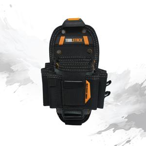 TEMU 내구성 강한 다목적 미디엄 베어링 벨트 파우치 - 핸즈프리 캐리 패브릭 웨이스트 팩 (공구 미포함) - 직업인, DIY 및 현장 정리용