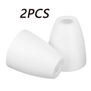 TEMU 2개 세트 모던 플라스틱 램프 쉐이드 - 테이블 램프, 데스크 램프 호환 / 내구성 강한 조명 커버, 쉬운 설치, 전구 (캠핑, 천장 및 테이블 장착)