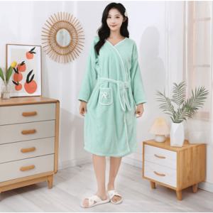 TEMU 속건성 목욕 가운 - 버클이 있는 착용형 목욕 타월 랩, 부드러운 산호색 원단, 가정, 여행, 스파에 적합, 공간 절약형 욕실 필수품, 욕실 액세서리, 패턴 원단, 초흡수성 원단