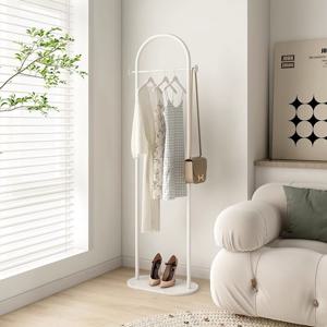 TEMU 대리석 철제 스탠드 옷걸이 행거 헹거 드레스룸 행거 매장 행거（바구니 미포함）