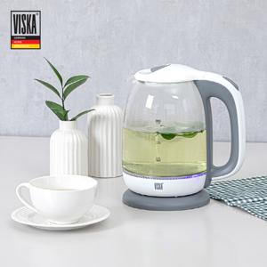 TEMU 비스카 1.7L 유리 전기주전자