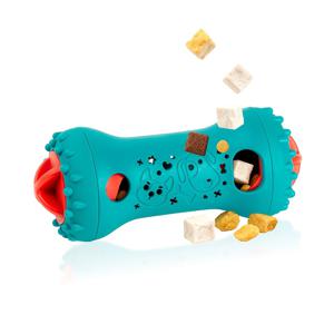 TEMU 강아지 슬로우 피더 퍼즐 내구성 있는 인터랙티브 반려동물 장난감, 덤벨 모양 디자인 강아지 훈련용 장난감, 소형견, 중형견, 대형견용