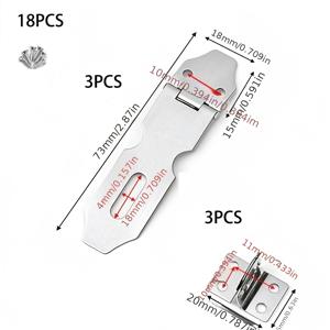 TEMU 24개 2.0인치 스테인리스 스틸 자물쇠 걸쇠 (나사 포함), 금속 하드웨어 잠금 장치 (문, 창문, 캐비닛, 애완 동물 케이지용), 내구성이 뛰어나고 안전한 문 래치 부속품