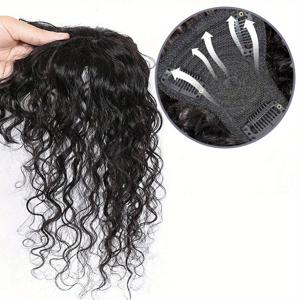 TEMU T자형 디자인의 인모 토퍼. 자연스러운 블랙 컬러와 기계 제작 방식으로 제작되었으며, 앞머리가 포함되어 있습니다. 이 360° 3D 커버는 데일리룩에 완벽하며 가볍고 통기성이 좋은 헤어 익스텐션 옵션을 제공합니다.