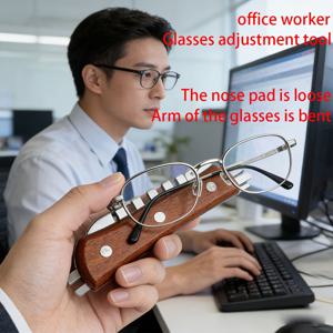 TEMU 귀ตา안경대 풀림 문제 해결, 안경 조정, 코받침대, 조임력 조절 보조기, 휴대용 코받침대, 귀ตา안경대 접이식