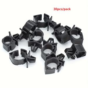 TEMU 차량 배선 하네스 고정용 클립 30개/50개입, 골판지 파이프 및 케이블 고정, 오일 파이프 및 호스 브래킷 포함