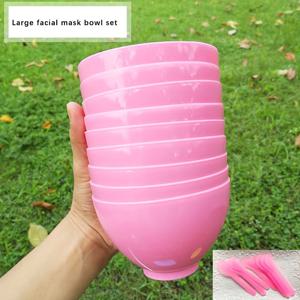 TEMU 10 세트 페이셜 마스크 보울 및 마스크 주걱, 대형 페이스 마스크 믹싱 보울 마스크 교반 스틱 세트, DIY 클레이 마스크 용 페이스 마스크 도구 키트