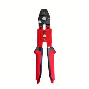 TEMU 일체형 슬리브 압착 펜치, 바닷물 낚싯줄 펜치라고도 함, 와이어 로프 압착, 전선 절단 등 가능, 두꺼워진 펜치 헤드, 단단하고 내구성 있는 안전 래치, 사용 및 보관이 편리함, 미끄럼 방지 및 내마모성 핸들, 야외 낚시, 과일 및 채소 온실 건설, 배선 리노베이션, 철조망 프레임 건설에 적합